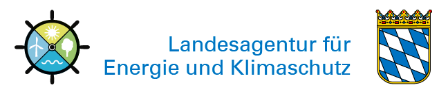 Logo das Auftritts Naturerlebnis Bayern; Das Logo zeigt in farbigen Kreisflächen die Elemente Luft Wasser und Natur; Link führt zu Startseite des Angebots der Landesagentur für Energie und Klimaschutz 